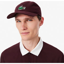 Lacoste Ανδρικό Καπέλο Jockey Υφασμάτινο Μπορντό RK2450-3KE