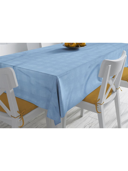 ΑΝΕΞΙΤΗΛΟ ΤΡΑΠΕΖΟΜΑΝΤΗΛΟ Νηματοβαφή Sky Blue 140X200 100% Cotton Dimcol