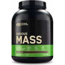 Optimum Nutrition Serious Mass Chocolate Πρωτεΐνη Ορού Γάλακτος Όγκου 2.73kg