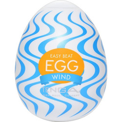 Tenga Wind Stroker Egg Αυνανιστήρι με Δόνηση Blue 1τμχ