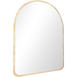 Καθρέπτης Selene pakoworld MDF σε φυσική απόχρωση 46x1.2x60 εκ