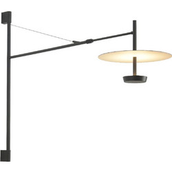 Aca Επιτοίχιο Φωτιστικό LED Maison Αμμώδες Μαύρο 9W 3000K 310lm - (OKN5013WBK)