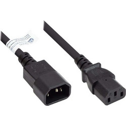 Alcasa P1430-S010 Προέκταση Καλωδίου Τροφοδοσίας IEC C14 to IEC C13 1m