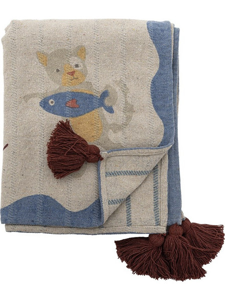 Bloomingville MINI - Mille Throw - Multi - Recycled Cotton