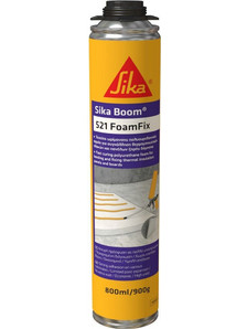 Αφρός Πιστολιού Sika Boom 521 Foamfix 800ml Για Επικόλληση Θερμομονωτικών Πλακών 592039