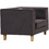 Woodwell Πολυθρόνα Καφέ Midland E9639,13