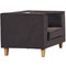 Woodwell Πολυθρόνα Καφέ Midland E9639,13