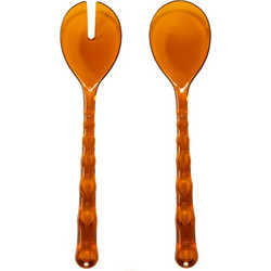 Guzzini VANITY Salad Servers Caramel