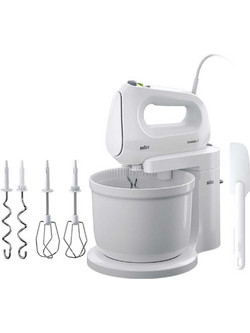 Braun HM 1070 WH Μίξερ με Κάδο 3lt 400W