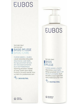 Eubos Liquid Washing Emulsion Βlue Κρέμα Καθαρισμού Προσώπου 400ml