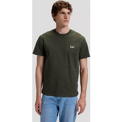 Lee(R) ανδρικό T-shirt με λογότυπο Relaxed Fit - 112386437 Χακί