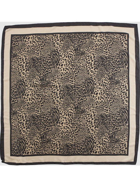VERDE 03-2598 ΓΥΝΑΙΚΕΙΑ ΕΣΑΡΠΑ ANIMAL PRINT ΠΟΥΡΟ