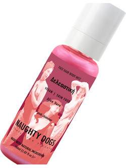 Naughty Dogs Pink Shimmer Tantalizing Face Hair & Body Mist 150ml