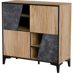 Cama Meble OVO 4D Βιβλιοθήκη 90x38x90cm OVO 201303