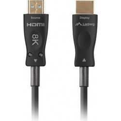 Lanberg Καλώδιο HDMI 2.1 HDMI Male to HDMI Male 50m Black
