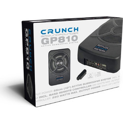 Crunch GP810 Αυτοενισχυόμενο Subwoofer Αυτοκινήτου 10" 125W RMS με Κούτα