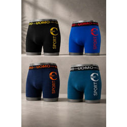 Παιδικά Βαμβακερά Boxer για Αγόρι 4Pack R13057 - ΠΟΛΥΧΡΩΜΟ