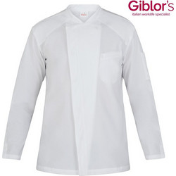 Σακάκι Diego Slim Fit Ύφασμα Ripstop Πολυεστέρας Λευκό 24P08G389-00 Λευκό Giblor's