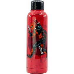 Stor Marvel Deadpool Παιδικό Μπουκάλι Θερμός Πλαστικό BPA Free Κόκκινο 515ml