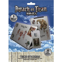 Attack On Titan device stickers 20 Τεμ