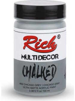Rich 100ml Χρώμα Κιμωλίας 6535 Chicago Grey