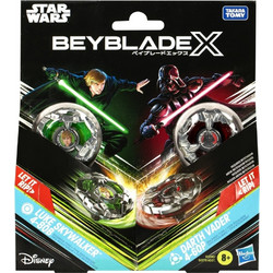 Beyblade X and Star Wars Collab Luke Skywalker 4-80B vs. Darth Vader 4-60B