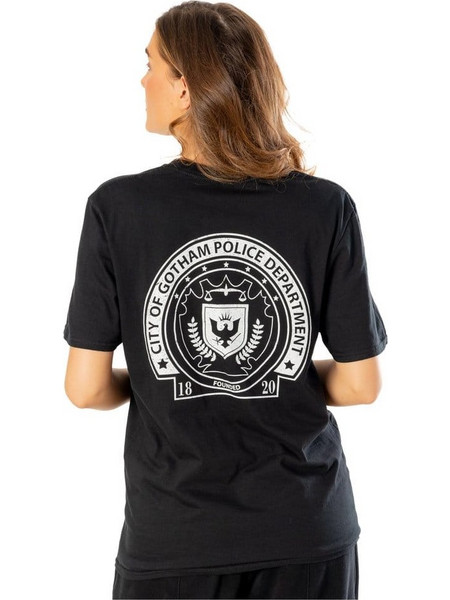 Batman T-Shirt Arkham City GCPD Front Back Size XL