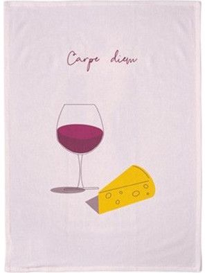 Πετσέτα Κουζίνας Οργανικό Βαμβάκι Carpe Diem, chic mic