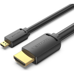 Vention Καλώδιο HDMI Male 2.0 HDMI Male to Micro HDMI Male 1.5m Black AGIBG