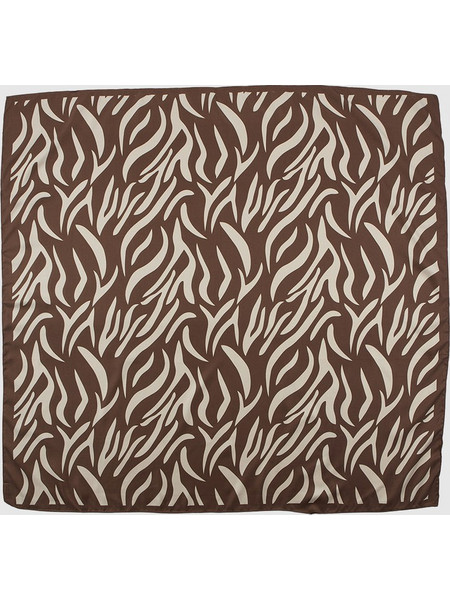 Verde Γυναικεία Εσάρπα 03-0002602 Animal Print Καφέ