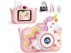 (R) Ψηφιακή κάμερα για παιδιά, Μοντέλο Unicorn, 48MP, 1080P HD, Ροζ