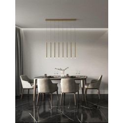 Novaluce Trimle Κρεμαστό Φωτιστικό Οροφής LED 21W Χρυσό 9287930