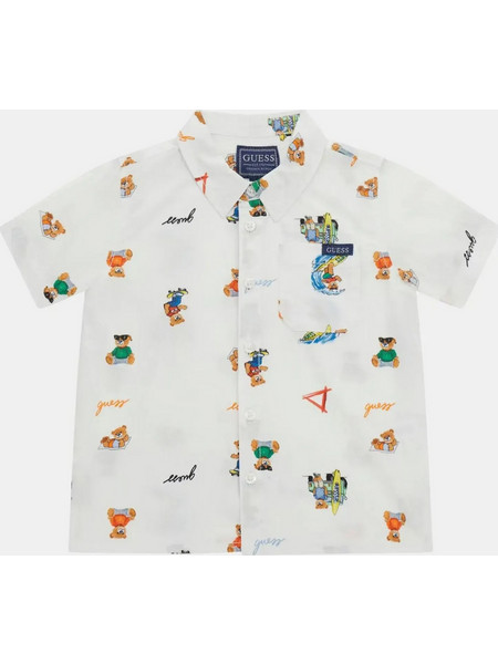Guess Βρεφικό Πουκάμισο Poplin Αγόρι (N5GH05WBHQ1-P77I)