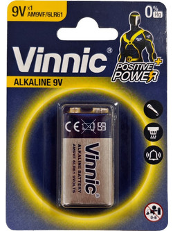 Vinnic Positive Power 9V 1τμχ