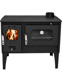 Starstoves ST205 Black Ατσάλινη Ξυλόσομπα με Φούρνο 9kW