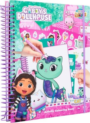 Dreamworks Gabby's Dollhouse Βιβλίο Χρωματισμού Και Δραστηριοτήτων