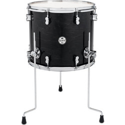 PDP by DW Concept Maple Floor Tom 16" x 14" - Ebony Stain