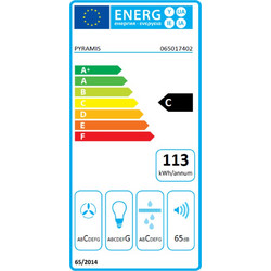 Pyramis Essential Turbo Συρόμενος Απορροφητήρας 60cm Καφέ 065017402