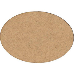 Πινακίδα οβάλ mdf 100x70x3χιλ