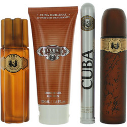 Cuba Original Gold For Men Eau de Toilette 100ml + 35ml + After Shave 100ml + Shower Gel 200ml