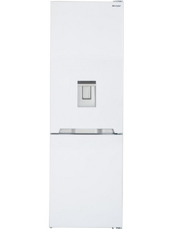 Sharp SJ-BA10IMDW2 Ψυγειοκαταψύκτης No Frost Υ186xΠ60xΒ65cm Λευκός