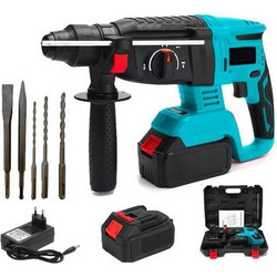 Επαναφορτιζόμενο Κρουστικό Δράπανο Brushless με 4 Λειτουργίες & 2 Μπαταρίες 48VF