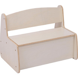ΠΑΓΚΑΚΙ ΠΑΙΔΙΚΟ ΜΕ ΑΠΟΘ.ΧΩΡΟ RICKI HM18342.01 MDF & ΚΟΝΤΡΑΠΛΑΚΕ ΦΥΣΙΚΟ 63x43x47Υεκ
