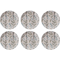 Service Plate Set (6 Pieces) Lendell Multicolor Ceramic