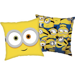 Minions Watch Me Παιδικό Διακοσμητικό Μαξιλάρι 40x40cm