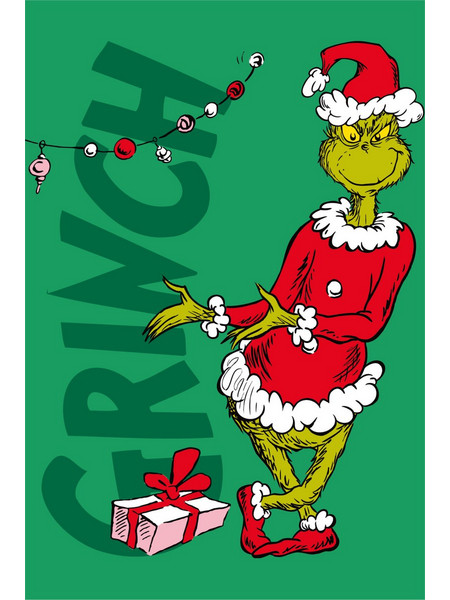 The Grinch Presents Merry Κουβέρτα Μικροφλίς 100x150 εκ