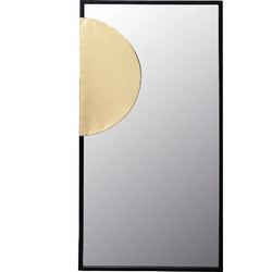 Lamina 91,4 Καθρέπτης Τοίχου Μαύρο 45.7x2x91.4cm