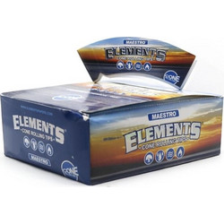 Τζιβάνες Elements Maestro Cone Rolling Tips Κωνικές με 32 φύλλα - 24 Πακετάκια