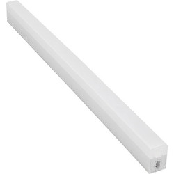 GLOBOSTAR(R) HEXON GLB-101-0086 Γραμμικό Επεκτεινόμενο DIY Φωτιστικό Οροφής LED 6W 750lm 120 AC 220-240V IP20 Φυσικό Λευκό 4000K - Sanan SMD Chip - Λευκό Ματ - Μ44 X Π2 X Υ3.5cm