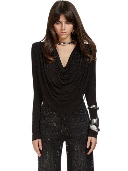 ODI ODI W CARPIANO BLUSA TOP - CARPIANO-NERO